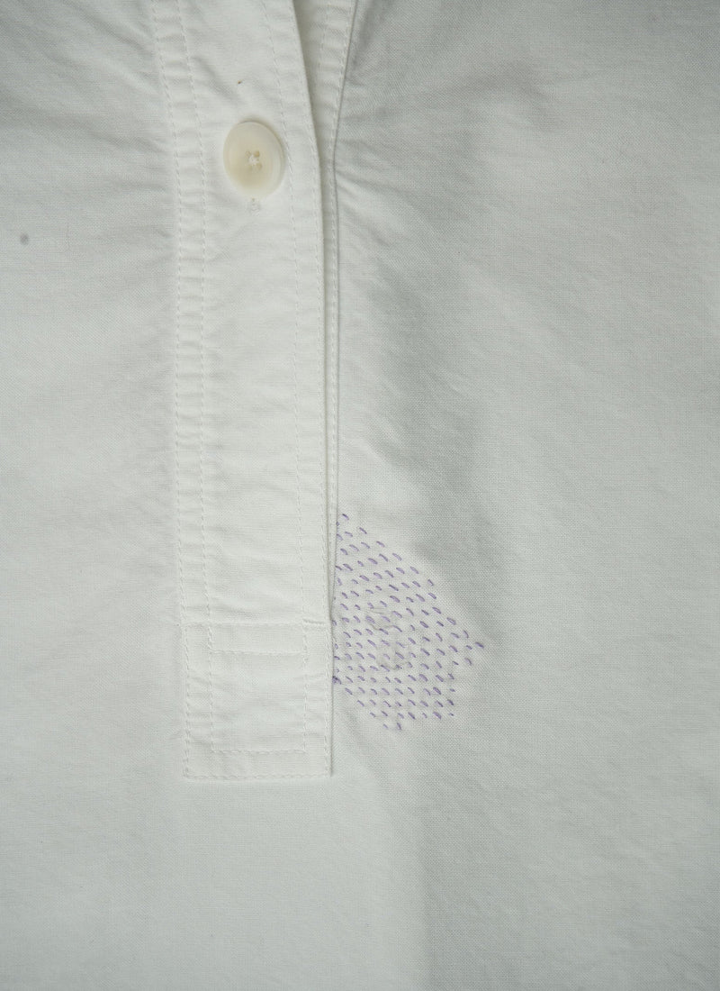 Renewed Cotton Oxford Easy Shirt Size M (54) | White