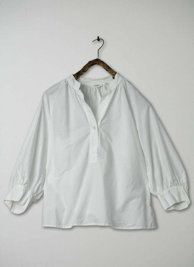Renewed Cotton Oxford Easy Shirt Size M (54) | White