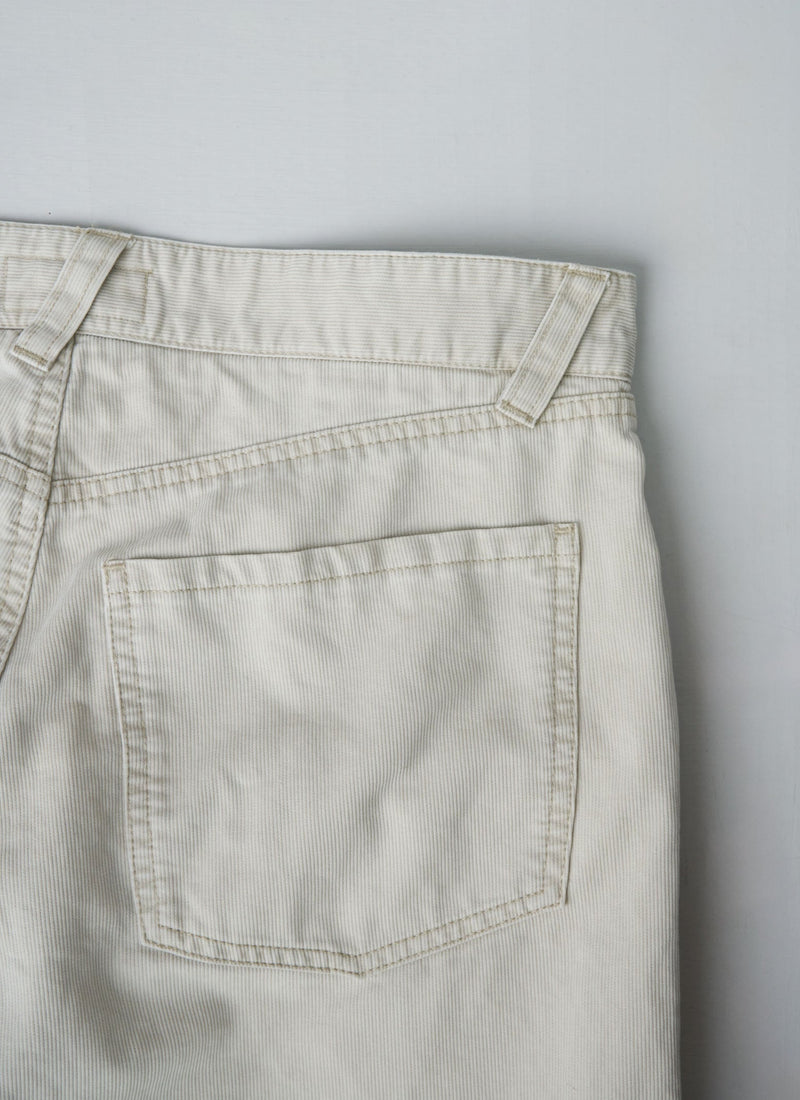 Reworn Mens Bedford Cord Jeans Size 30 (004) | Sand