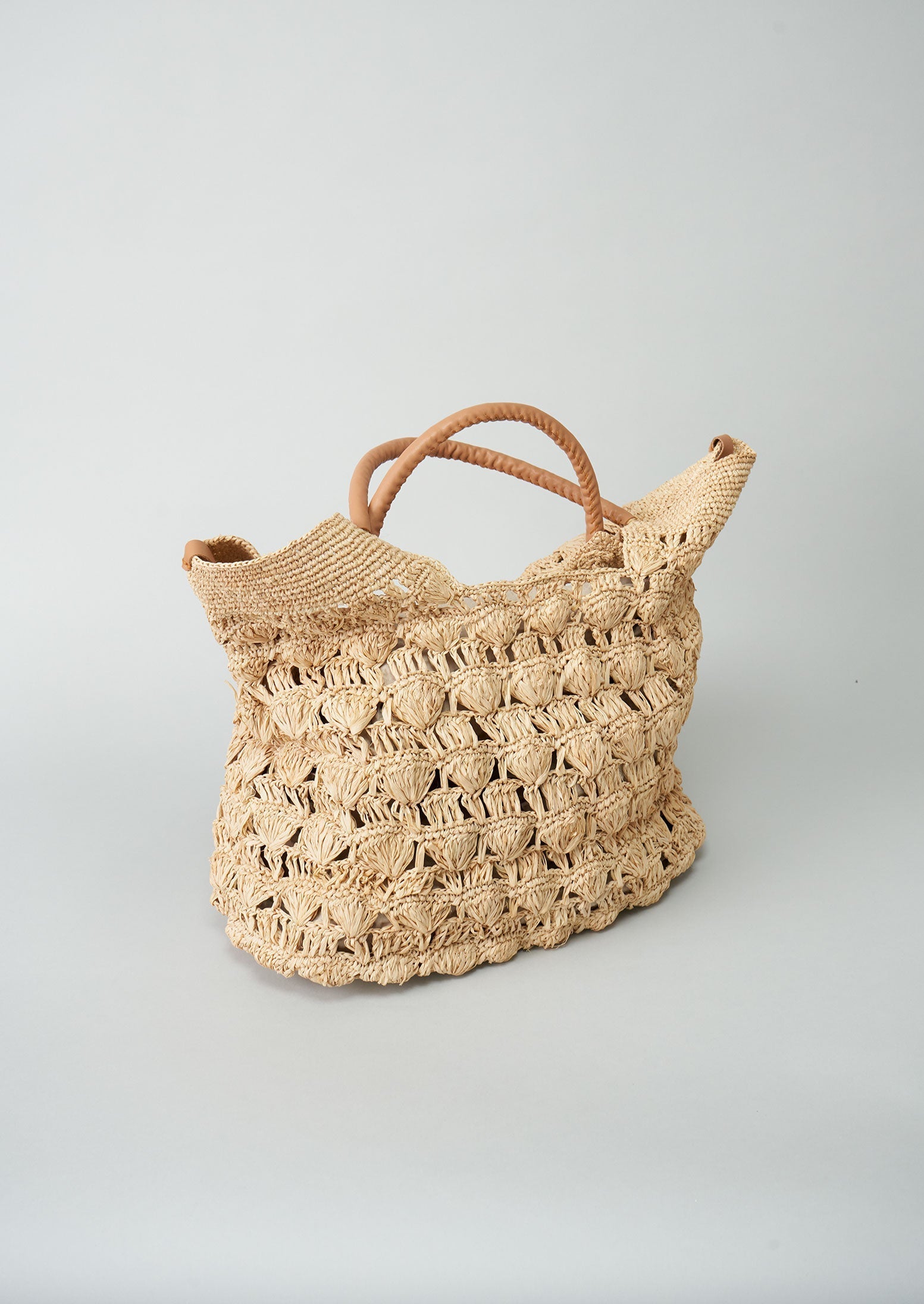 Reworn Raffia Bag (003) | Natural