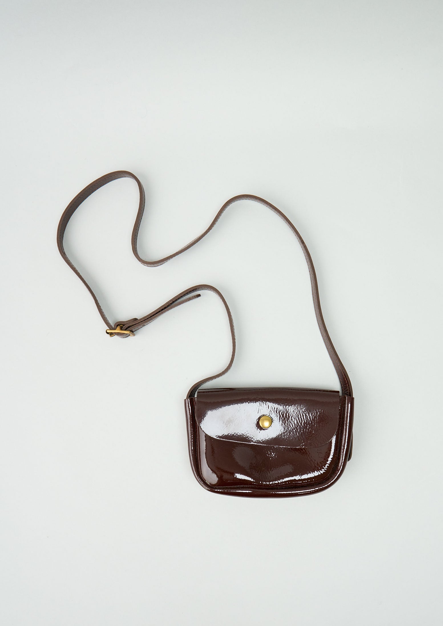 Reworn Kate Sheridan Mini Pop Leather Bag (028) | Brown