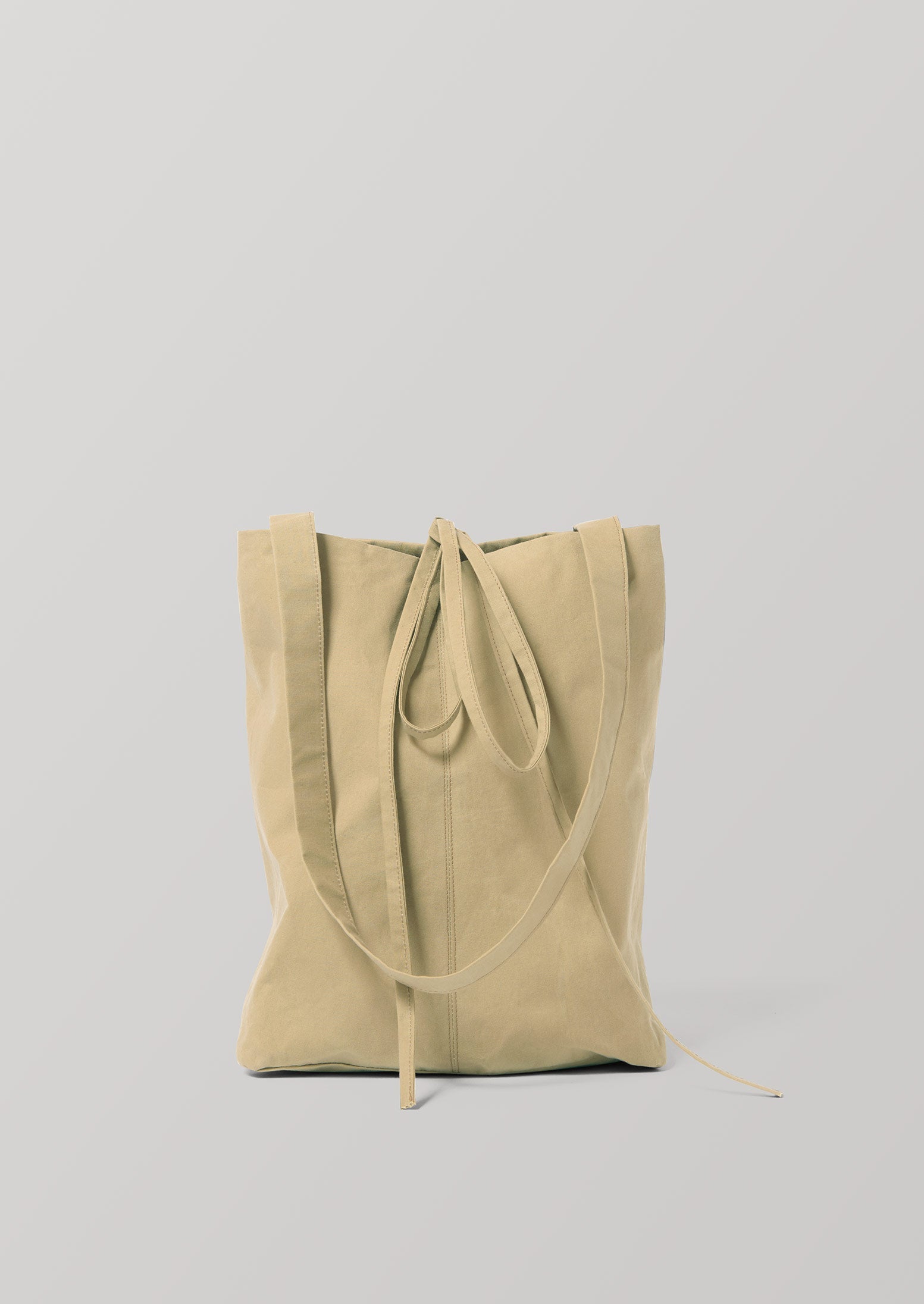 Reworn Studio Kettle Bucket Bag (026) | Biscuit