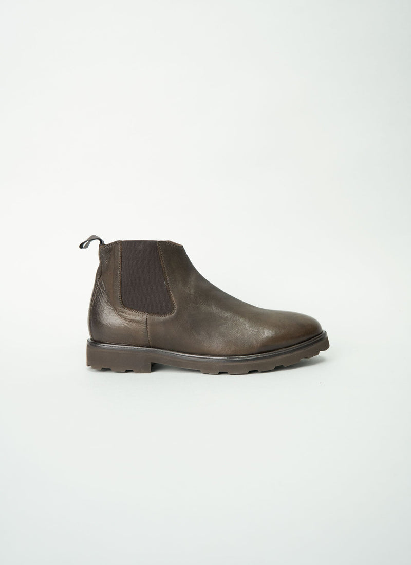 Reworn Sturlini Chelsea Boots Size 39 (002) | Dark Brown
