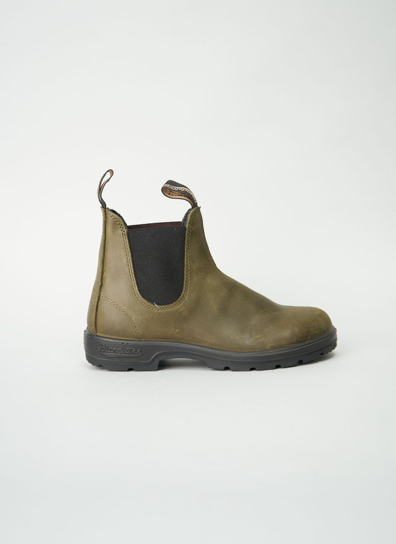 Reworn Blundstone Chelsea Boots Size 38 (001) | Olive