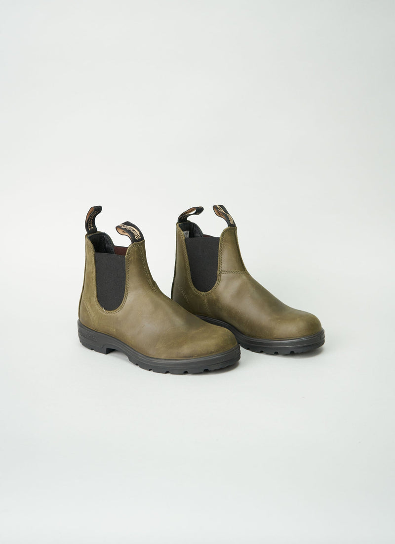 Reworn Blundstone Chelsea Boots Size 38 (001) | Olive