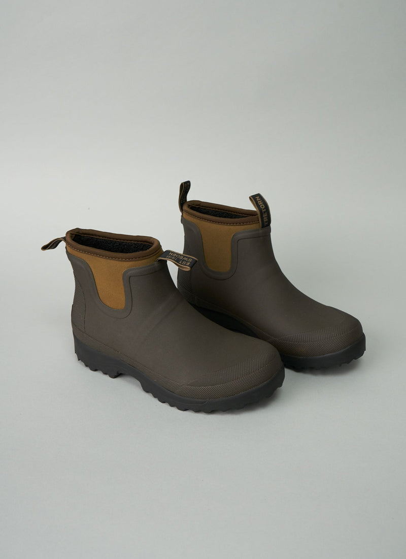 Reworn Tretorn Low Neo Boots Size 40 (043) | Brown/Olive