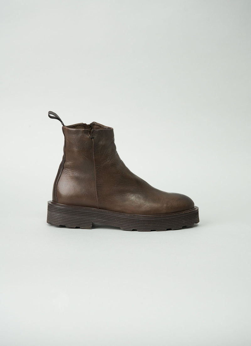 Reworn Sturlini Leather Boots Size 36 (026) | Brown