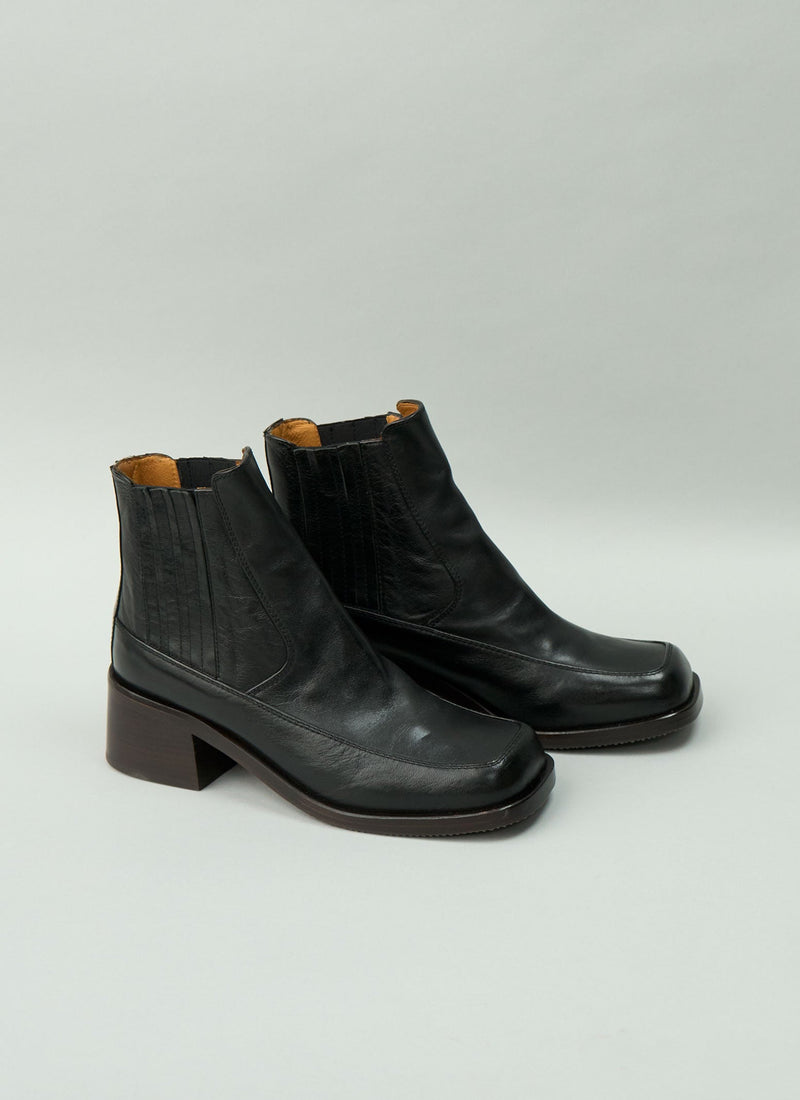 Reworn Chie Mihara Lotte Boots Size 41 (469) | Black