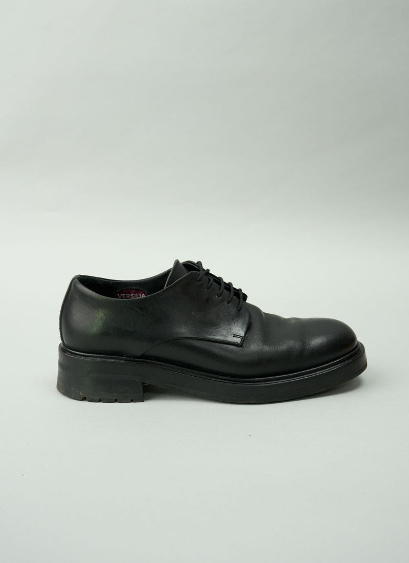 Reworn Sturlini Leather Derby Shoes Size 40 (457) | Black