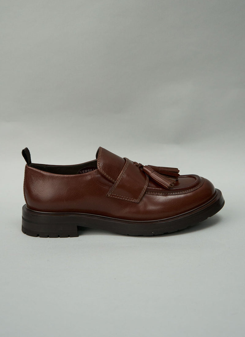 Reworn Sturlini Tassel Loafer Size 41 (570) | Tobacco