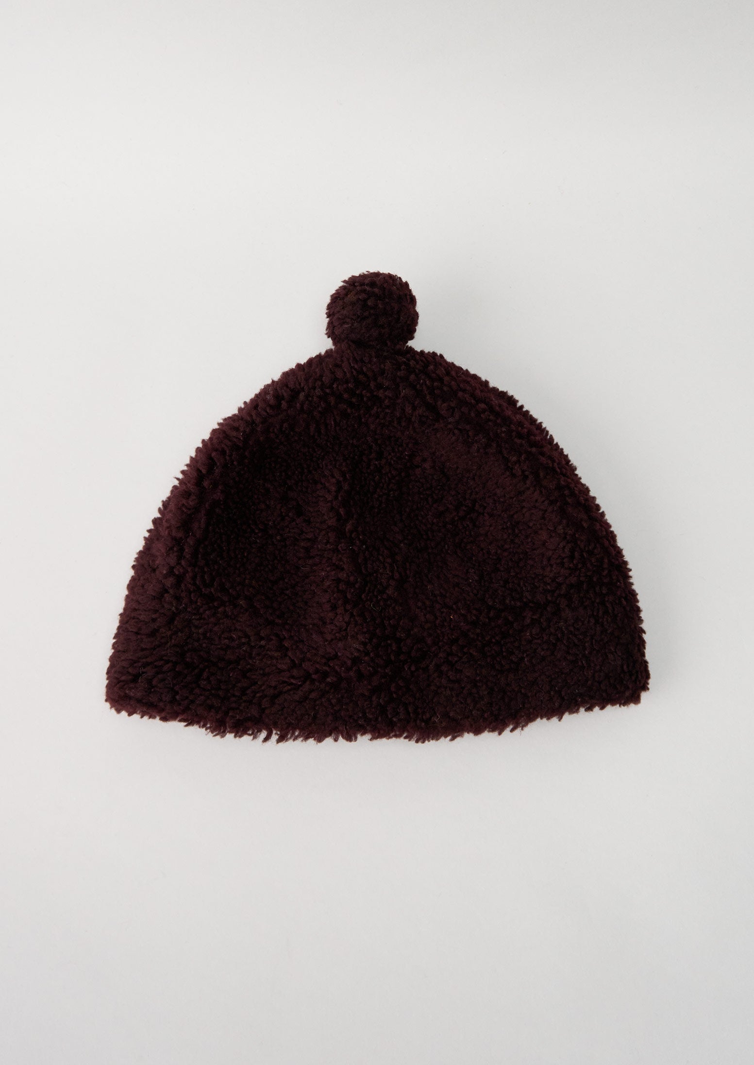 Reworn Alpin Wool Hat (052) | Aubergine