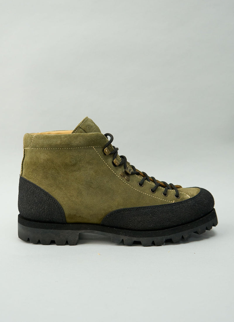 Reworn Paraboot Yosemite Boots Size 9 (017) | Olive