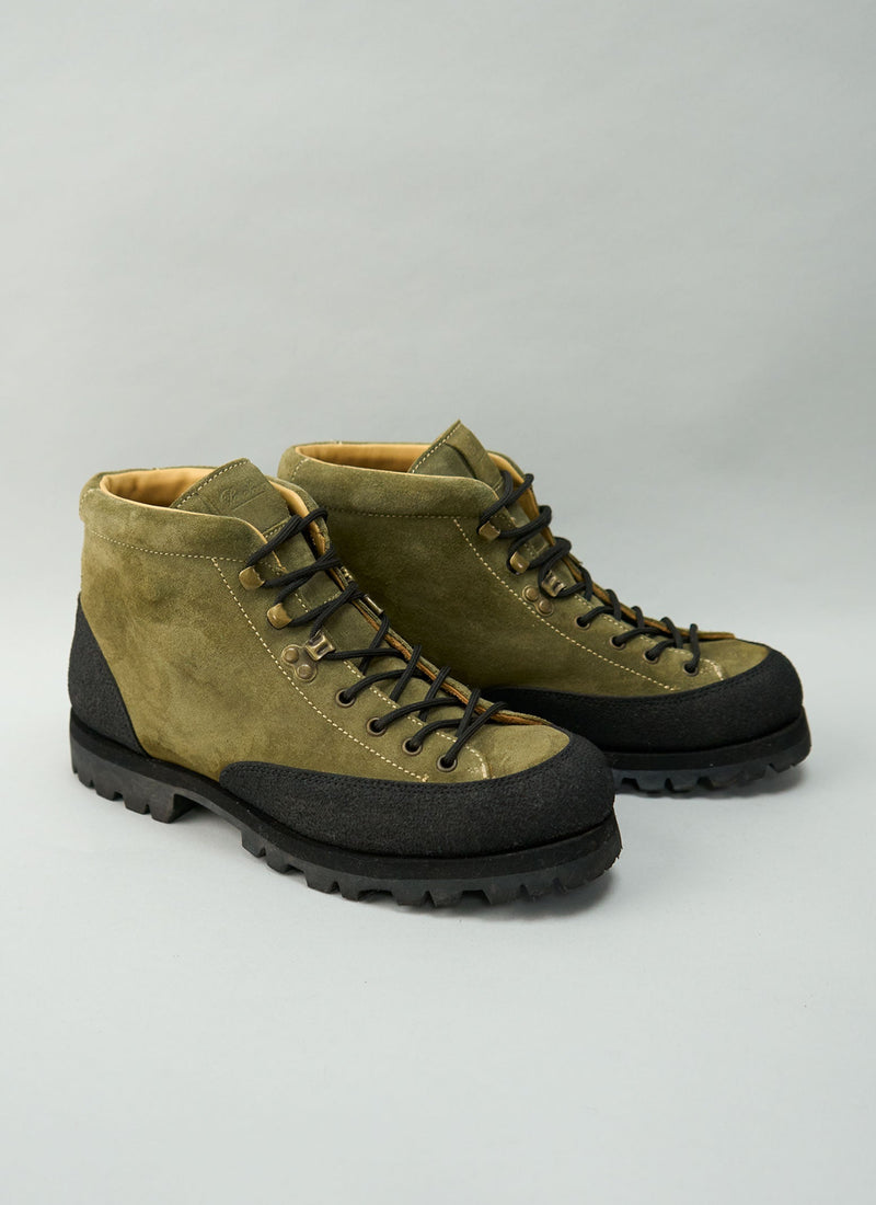 Reworn Paraboot Yosemite Boots Size 9 (017) | Olive