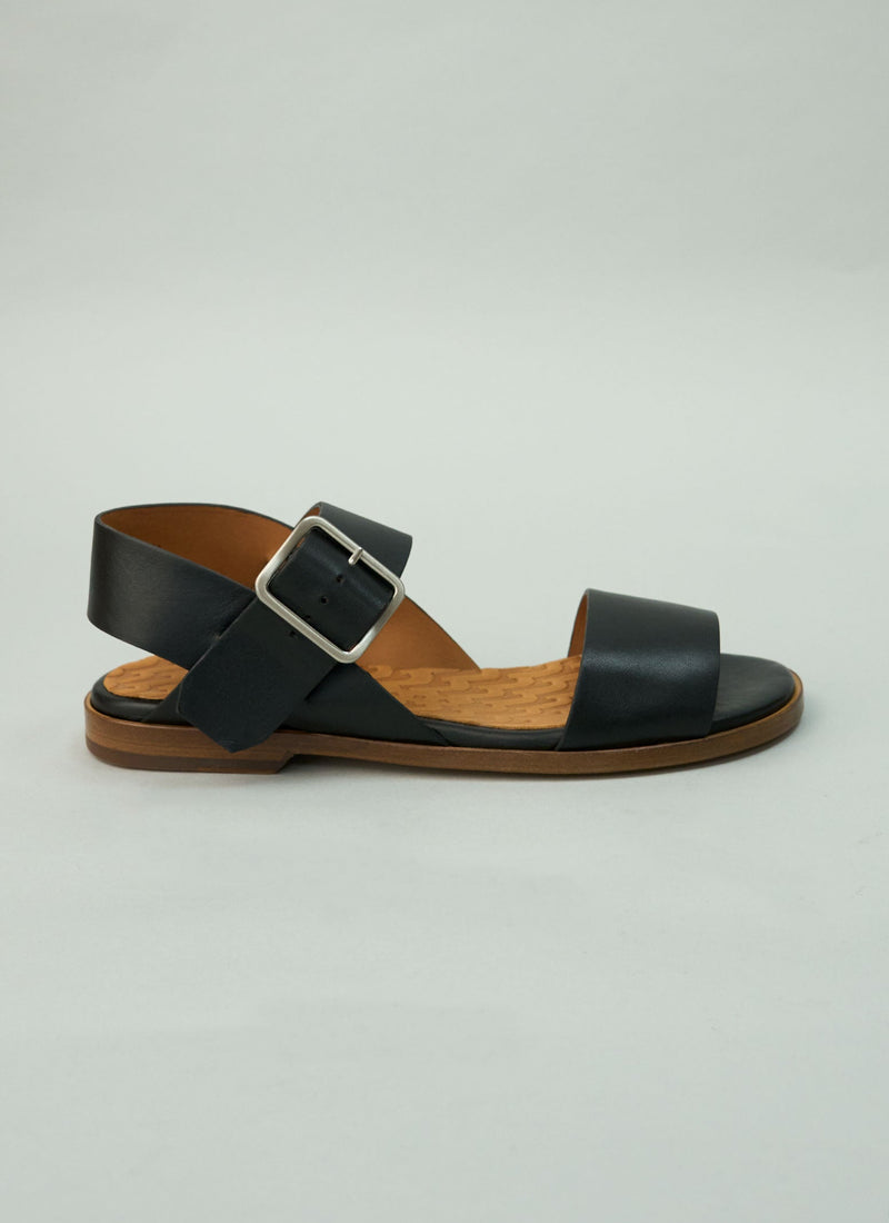 Reworn Chie Mihara Sandals Size 38 (374) | Black