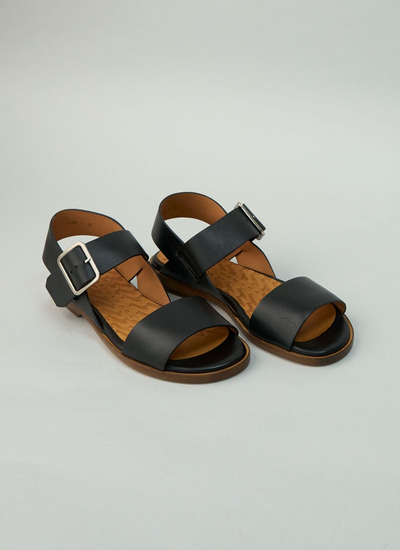 Reworn Chie Mihara Sandals Size 38 (374) | Black