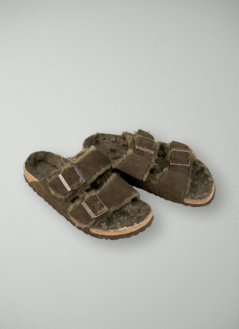 Reworn Birkenstock Arizona Sandals Size 38 (062) | Khaki