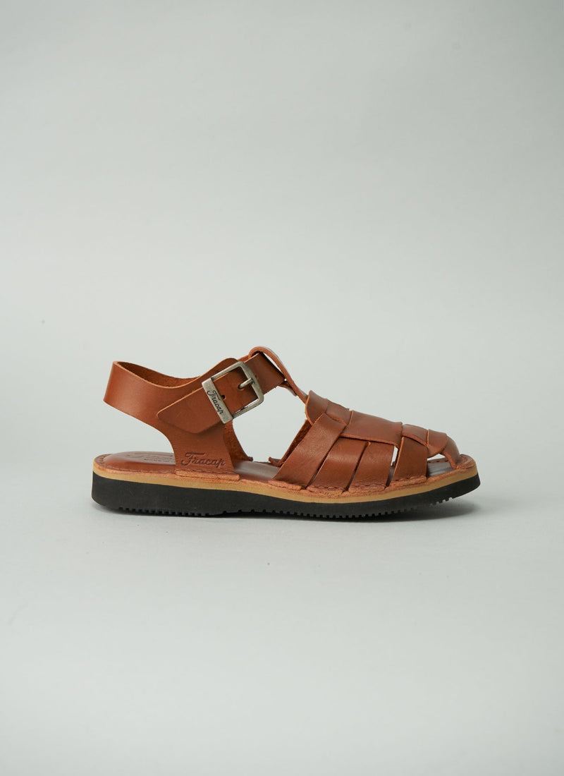 Reworn Fracap Ola Sandals Size 37 (028) | Arancio