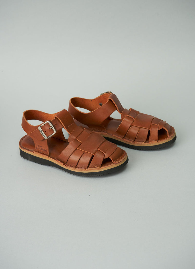 Reworn Fracap Ola Sandals Size 37 (028) | Arancio