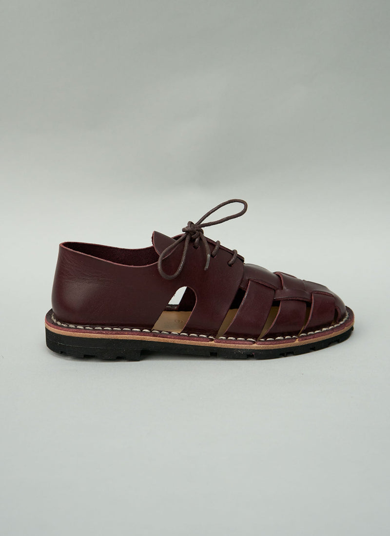 Reworn Steve Mono Shoes Size 39 (573) | Oxblood