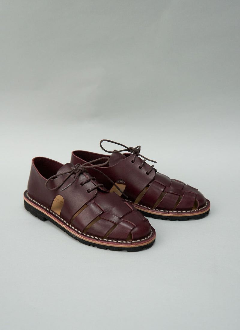 Reworn Steve Mono Shoes Size 39 (573) | Oxblood