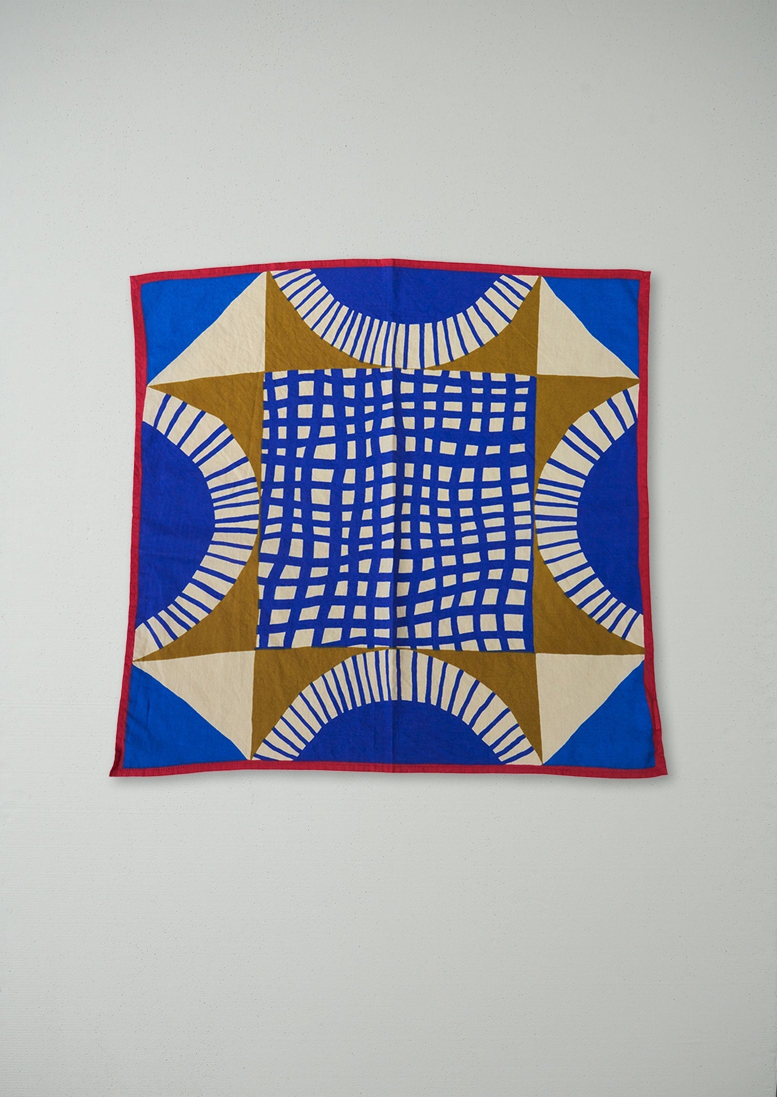 Reworn Print Bandana One Size (002) | Celtic Blue