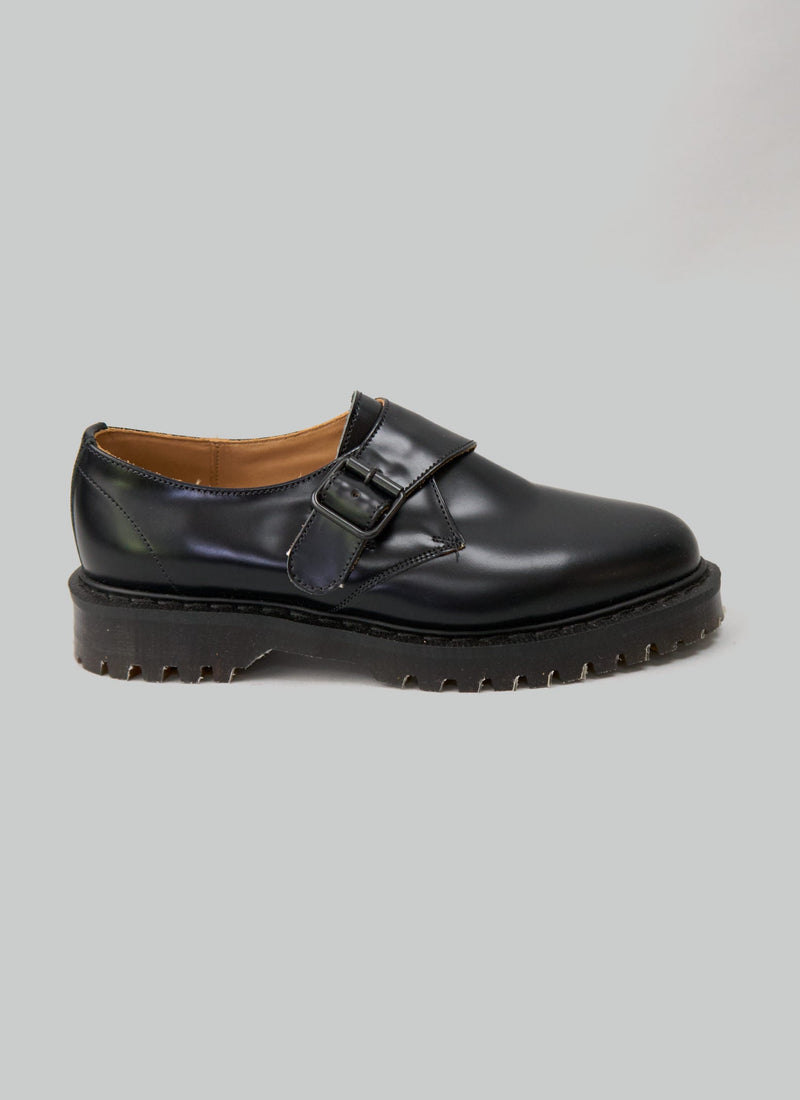 Reworn Solovair Monk Shoes Size 5 (432) | Black