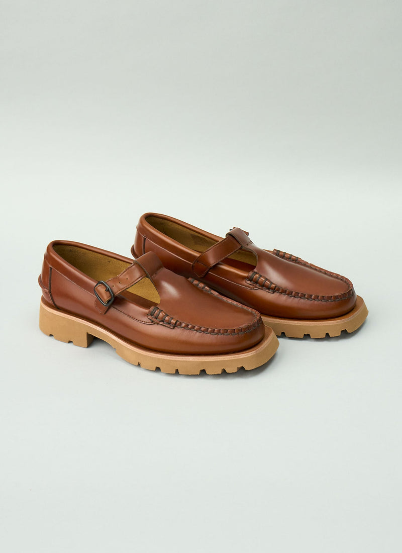Reworn Hereu Loafer Size 39 (435) | Tan