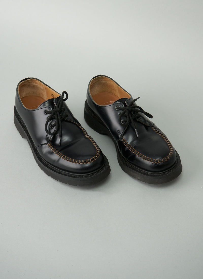 Reworn Solovair Edith Shoe Size 5 (020) | Black