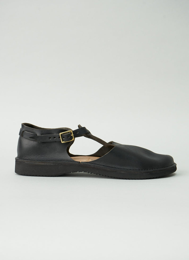 Reworn Aurora Leather Shoes Size 40 (055) | Black