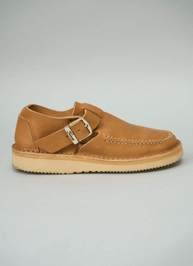 Reworn Fracap Ankle Shoe Size 38 (366) | Tan