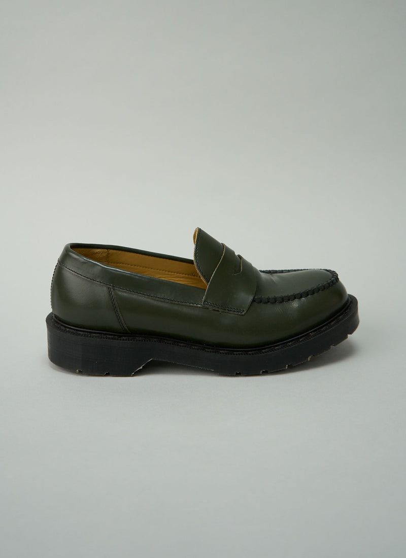Reworn Solovair Loafer Size 5 (715) | Olive