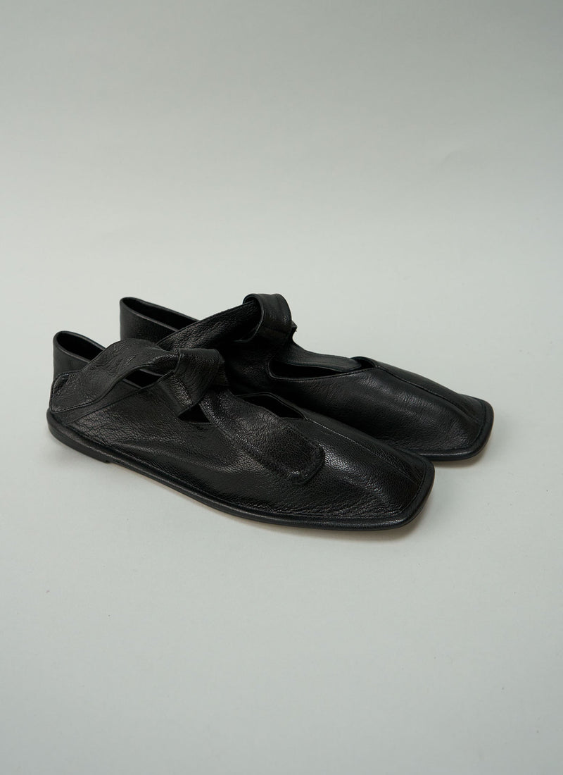 Reworn Hereu Leather Shoes Size 39 (627) | Black