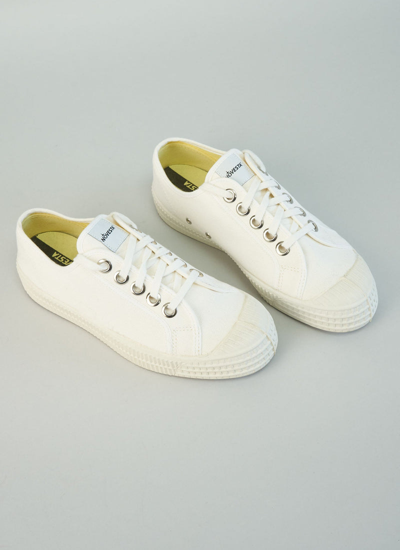 Reworn Novesta Plimsoll Size 38 (074) | White/White