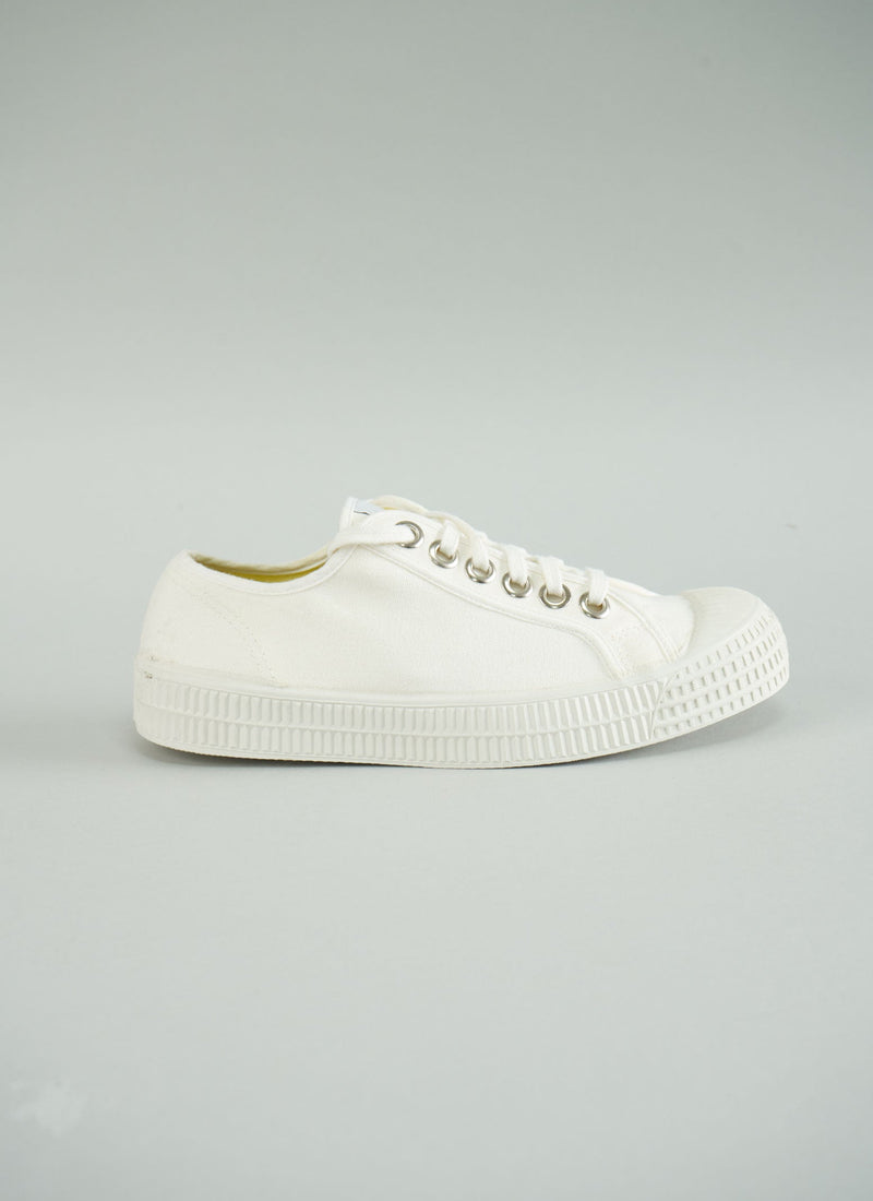 Reworn Novesta Plimsoll Size 39 (053) | White/White