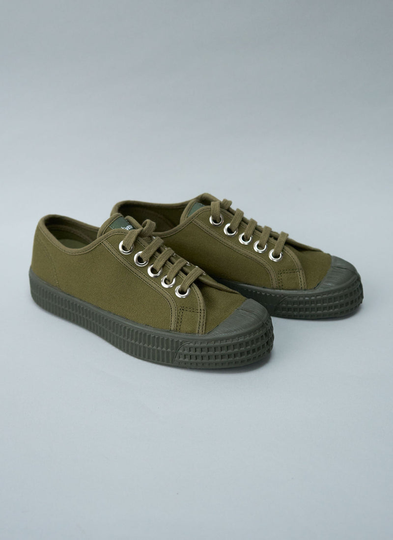 Reworn Novesta Star Master Plimsolls Size 36 (683) | Olive