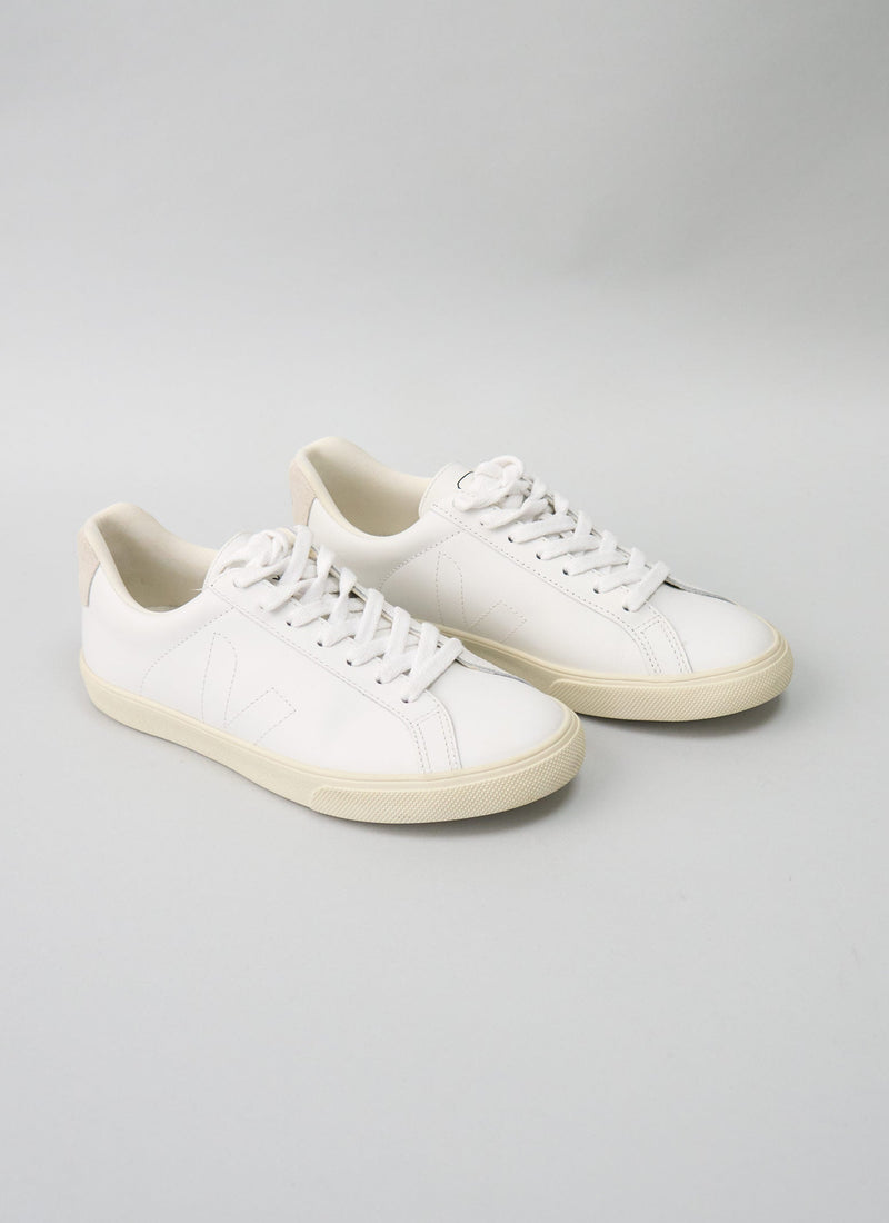 Reworn Leather Trainers Size 38 (442) | White