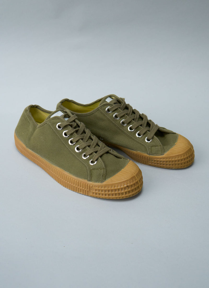 Reworn Novesta Plimsolls Size 41 (666) | Khaki
