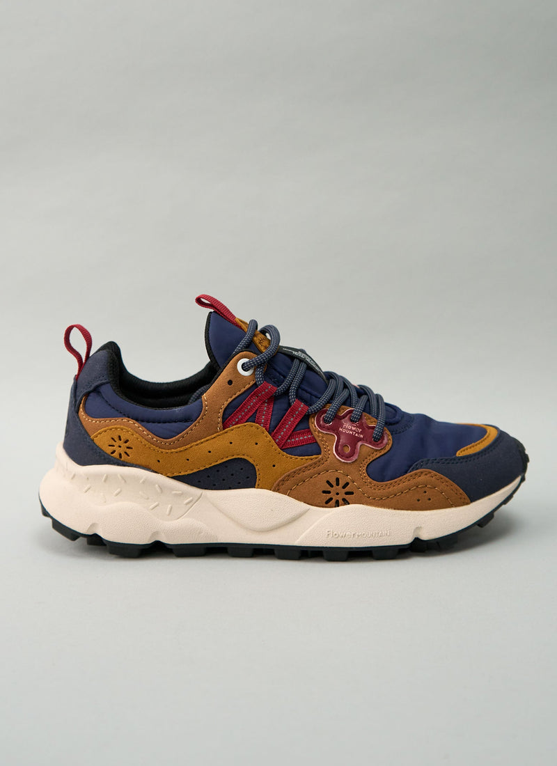 Reworn Flower Mountain Trainers Size 40 (703) | Indigo/Ginger