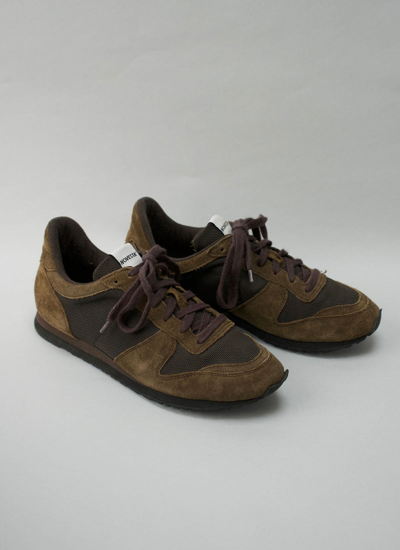 Reworn Novesta Trainers Size 40 (735) | Bitter Chocolate