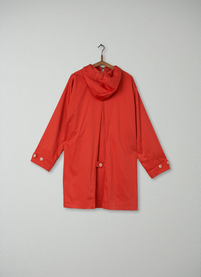 Reworn Sen Raincoat Size L (010) | Orange