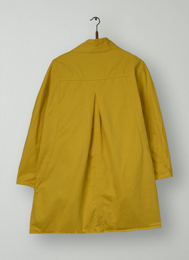 Reworn Akiko Coat Size 10 (140) | Yellow