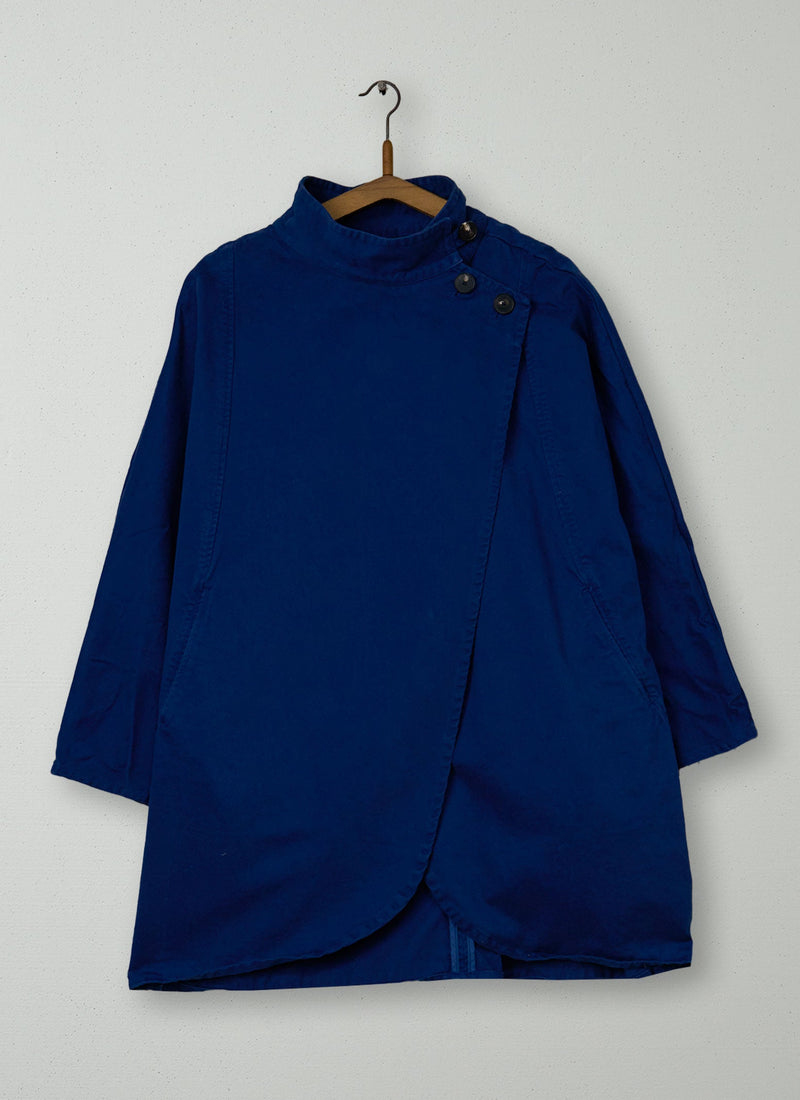 Reworn Akiko Coat Size 12 (208) | Blue