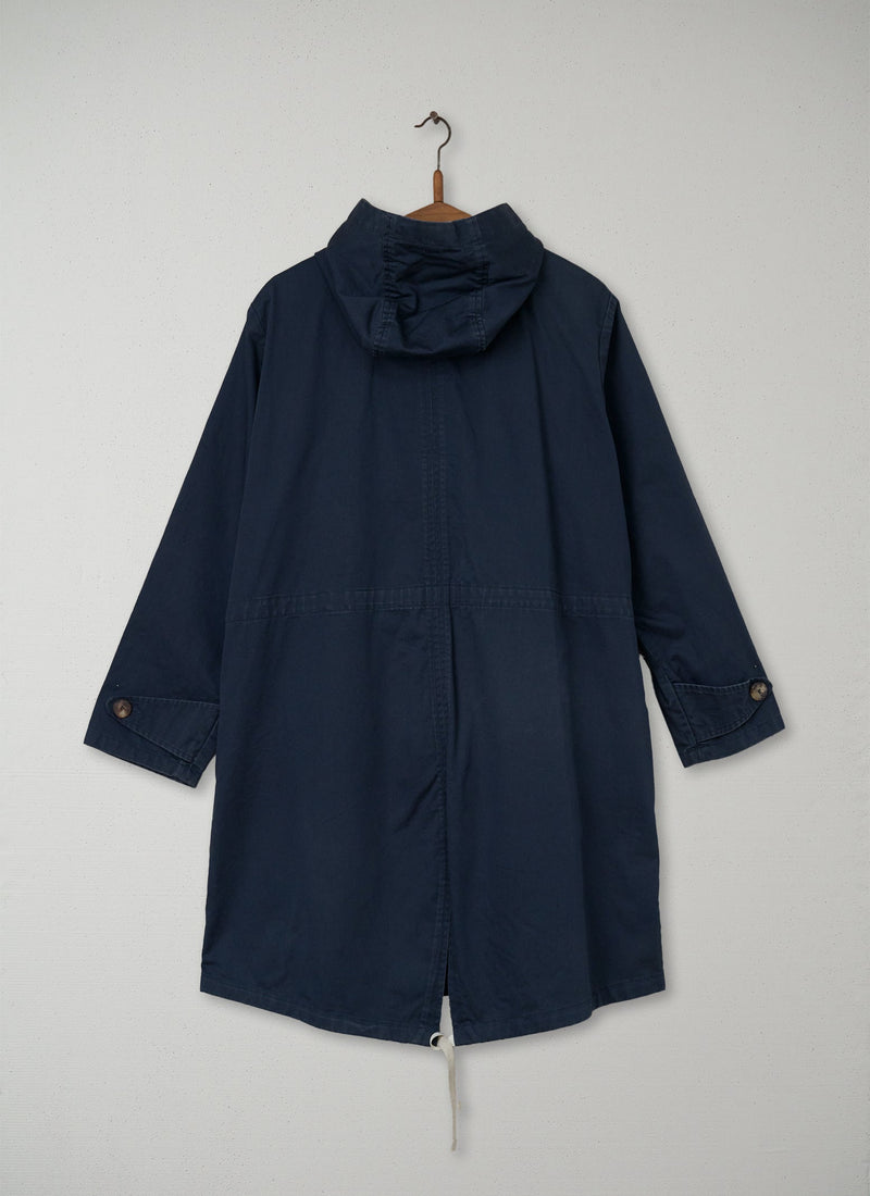 Reworn Parka Size 12 (006) | Navy