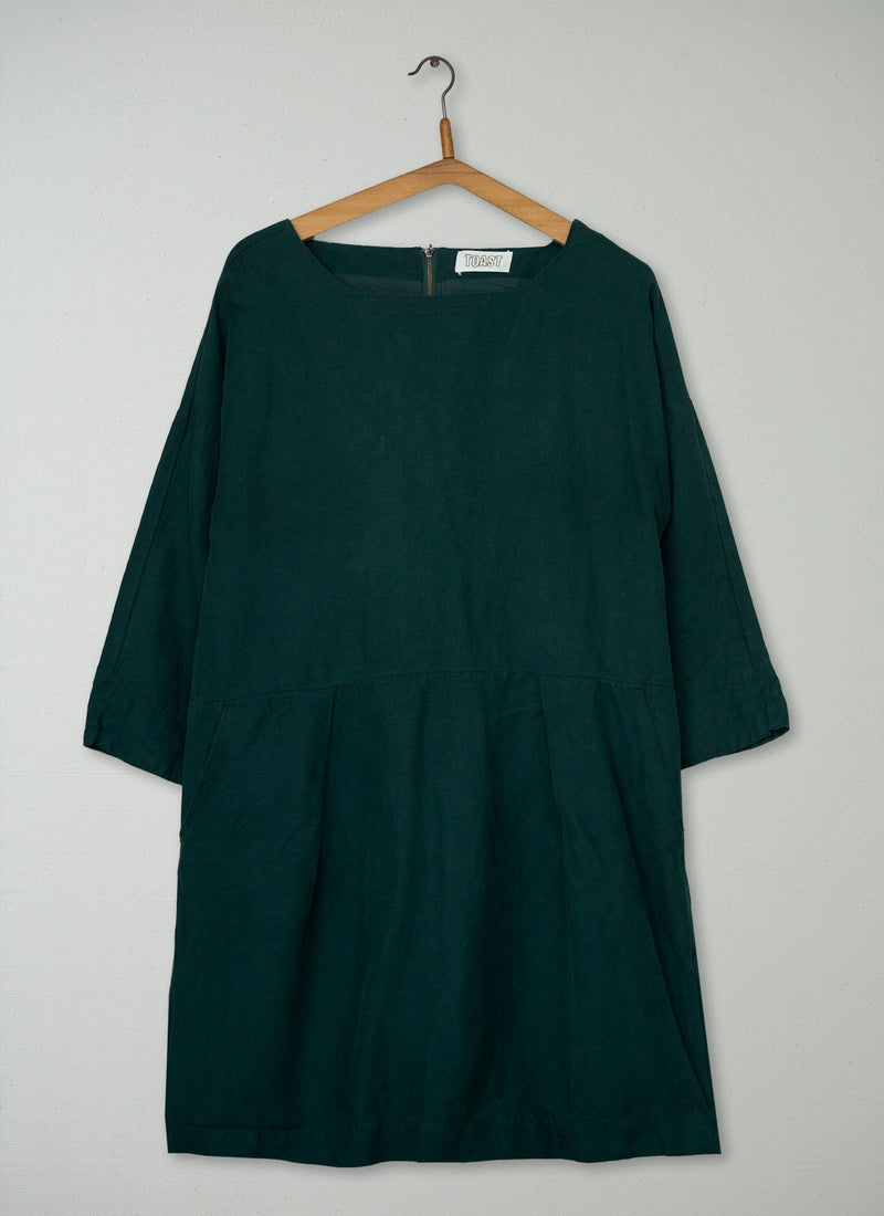 Reworn Cyd Dress Size 12 (2030) | Dark Green
