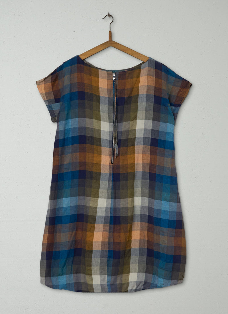 Reworn Sandrine Check Dress Size 18 (1175) | Multi