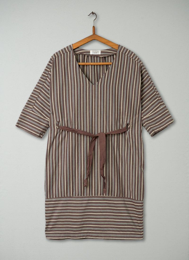 Reworn Tie Front Dress Size 10 (330) | Multi