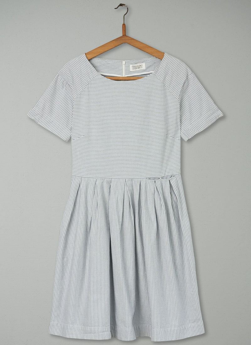 Reworn Ella Dress Size 10 (495) | Navy/White