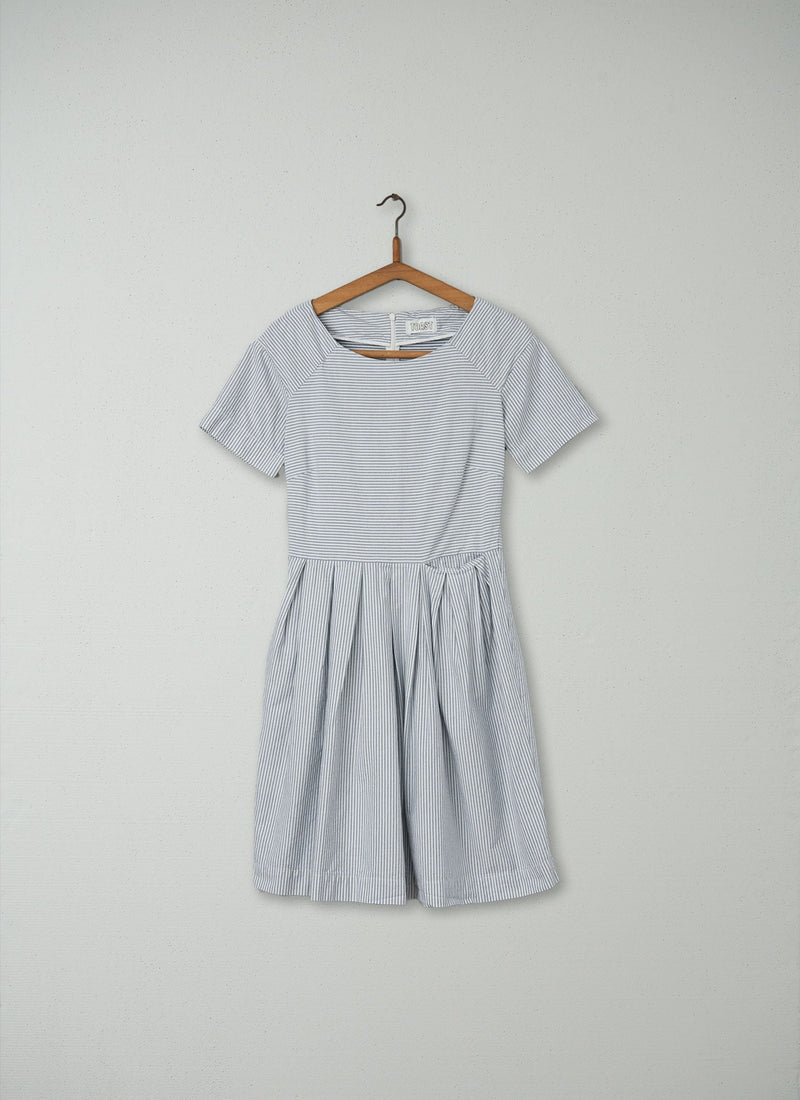 Reworn Ella Dress Size 6 (236) | Navy/White