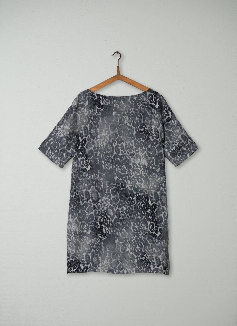 Reworn Silk Jacquard Tunic Size 12 (257) | Multi