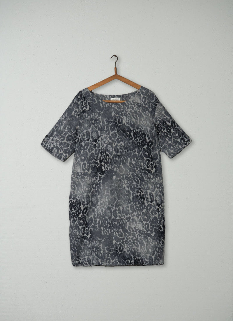Reworn Silk Jacquard Tunic Size 12 (257) | Multi